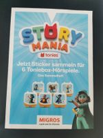 Migros Story Mania Sammelkarten voll