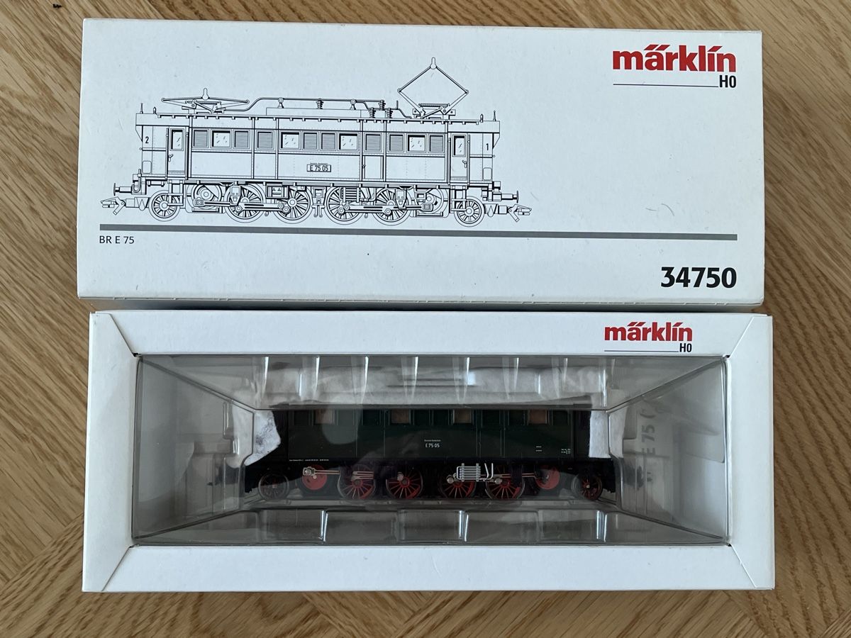 Märklin Modelleisenbahnen: DR BR E 75 Märklin digital – Gebraucht aus Basel von Re620_11627 8