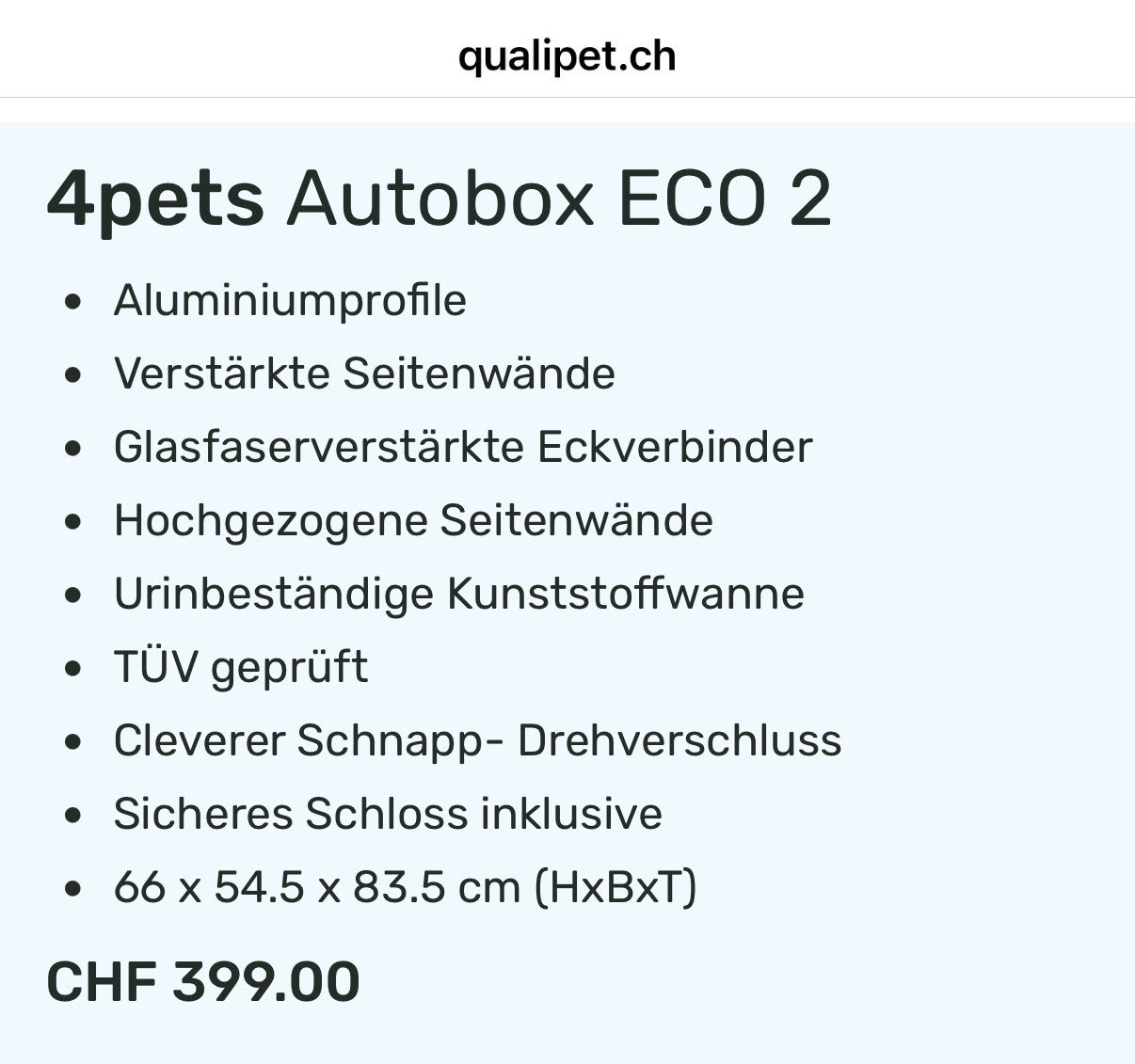 4pets Gabbie, trasporto & Sicurezza: 4pets Autobox ECO 2M – Usato da Mastrils venduto da Laura8sevilla 5
