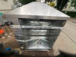 Edelstahl Gastro-Backofen / Hähnchengrill