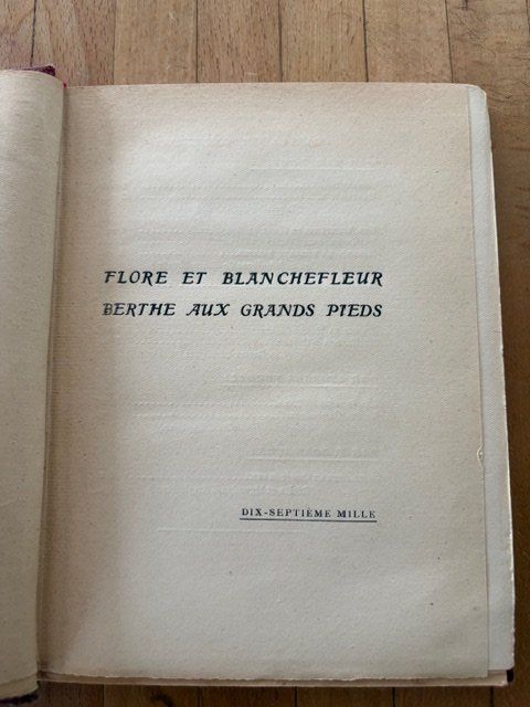 Livres: Contes: Flore et Blanchefleur, Berthe aux grands pieds – D'occasion à Bern par estalin 1
