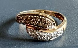 Gold-Ring 9K mit evtl. Diamanten