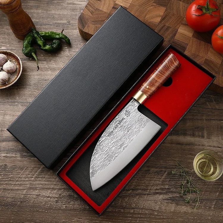 Handgeschmiedetes Santoku Messer, sehr scharf | Kaufen auf Ricardo