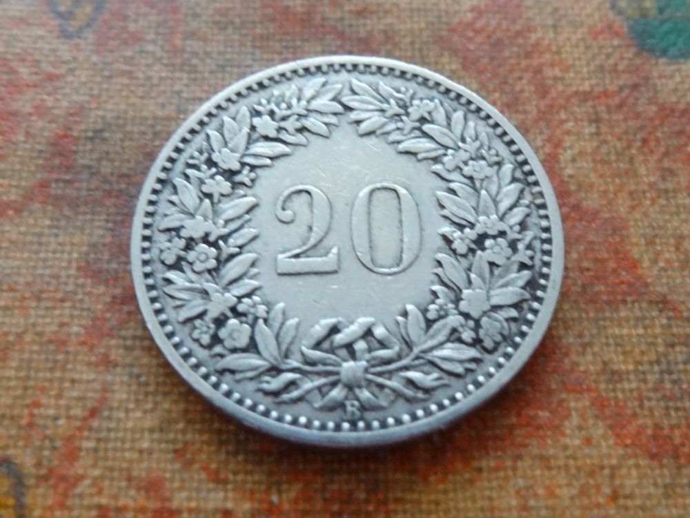 Toutes les monnaies: 20 Rp. 1899  (B) – D'occasion à Romanel-sur-Lausanne par Swift13 1