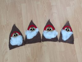 4 Weihnachtswichtel als Deko!