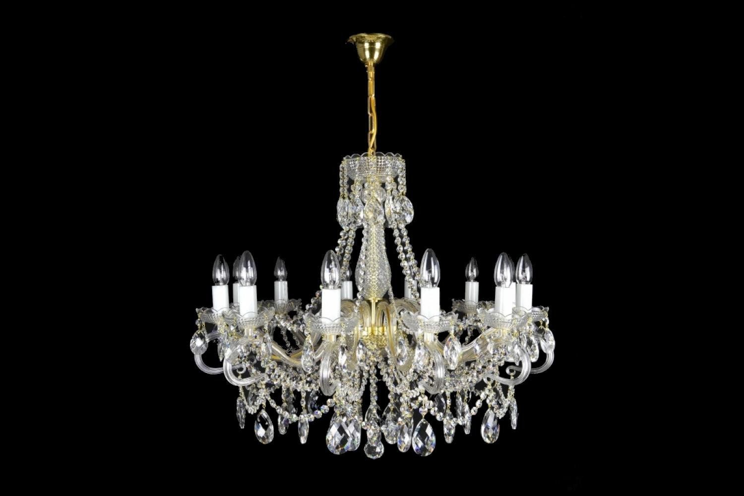 Lampadari & plafoniere: Kronleuchter Diamant 12 Gold – Nuovo e nell'imballaggio originale da Glattfelden venduto da Bohemiancrystal