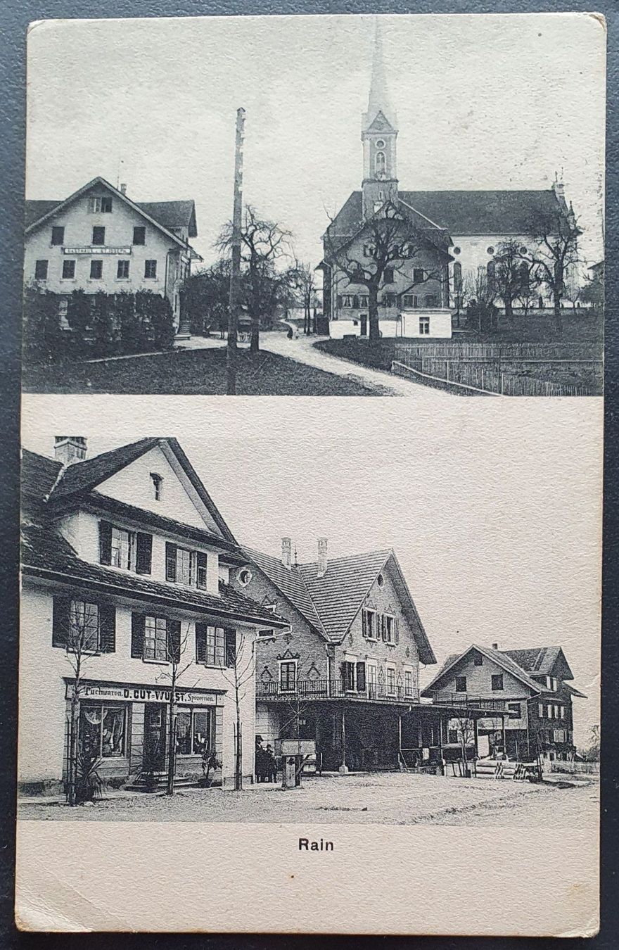 Cartoline postali: Rain 1916 – Usato da Kreuzlingen venduto da Rschweiz1