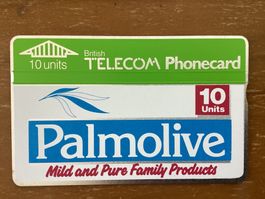 Telefonkarte British Telecom BTA011 Palmolive ungebraucht
