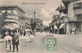 Montreux (VD) – Avenue du Kursaal anime