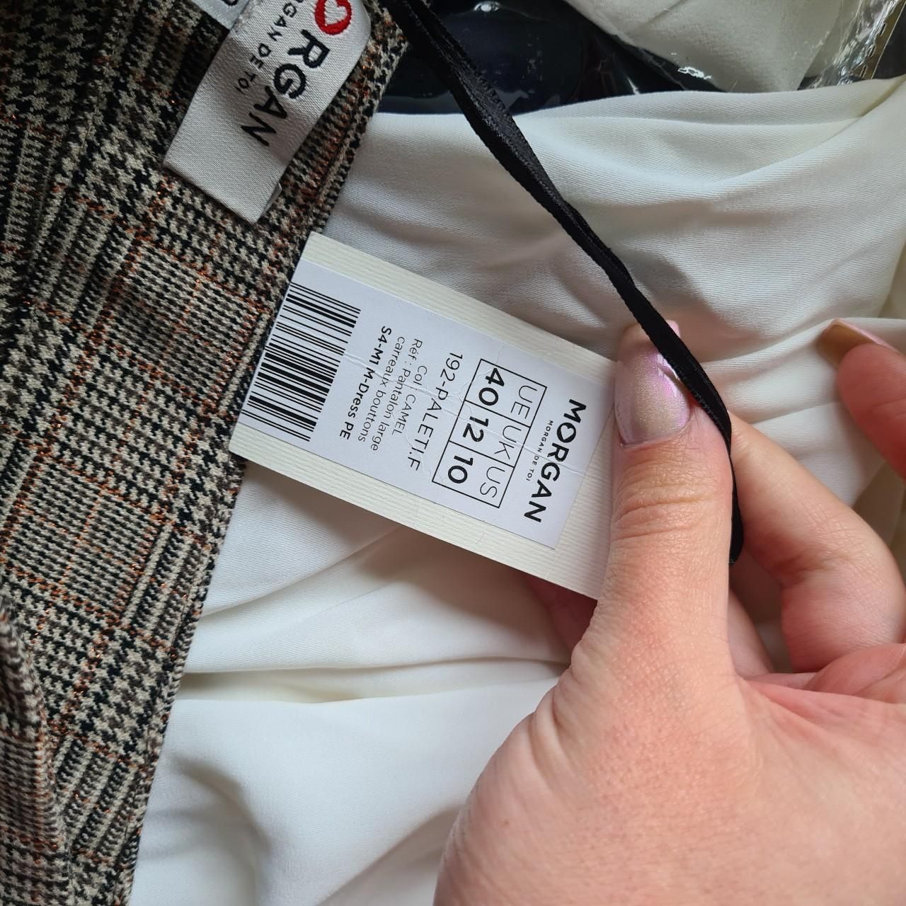 Morgan Pantaloni: Morgan Elegante Stoffhose Kariert Herbst Look – Nuovo (secondo la descrizione) da Emmen venduto da mak31 1