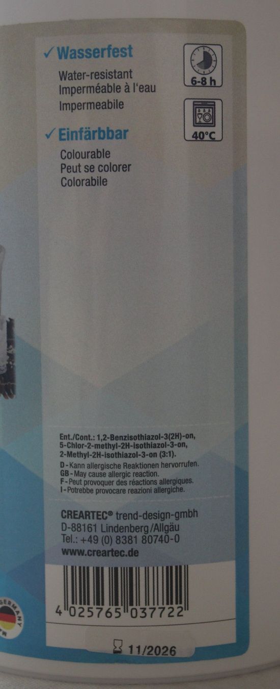 Kits de loisir créatif: Stoff-Steif, Dose 1 Liter – Neuf (Voir description) à Steinhausen par hschaefer 1