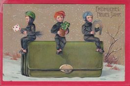 PRÄGEKARTE, FRÖHLICHES NEUES JAHR, 30.12.1910