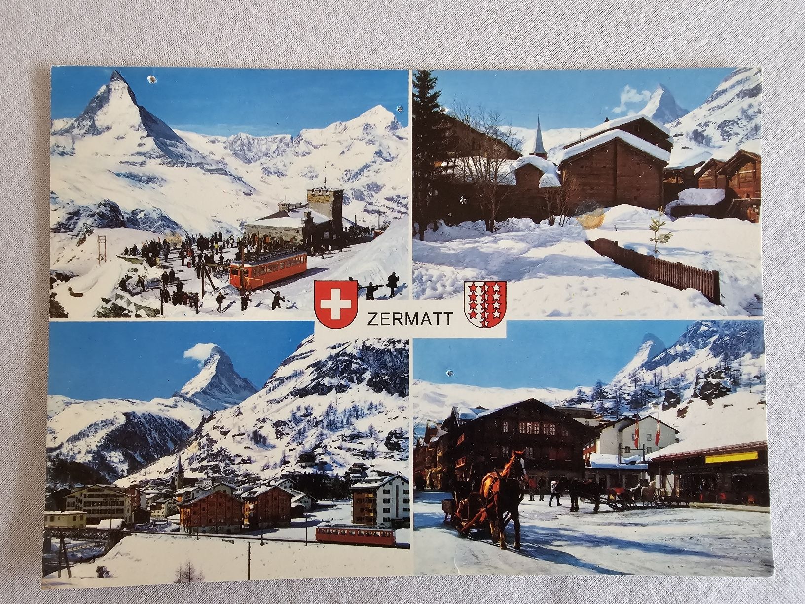 Ansichtskarten: Ansichtskarte Zermatt Matterhorn CH  – Gebraucht aus Bütschwil von Taranabo