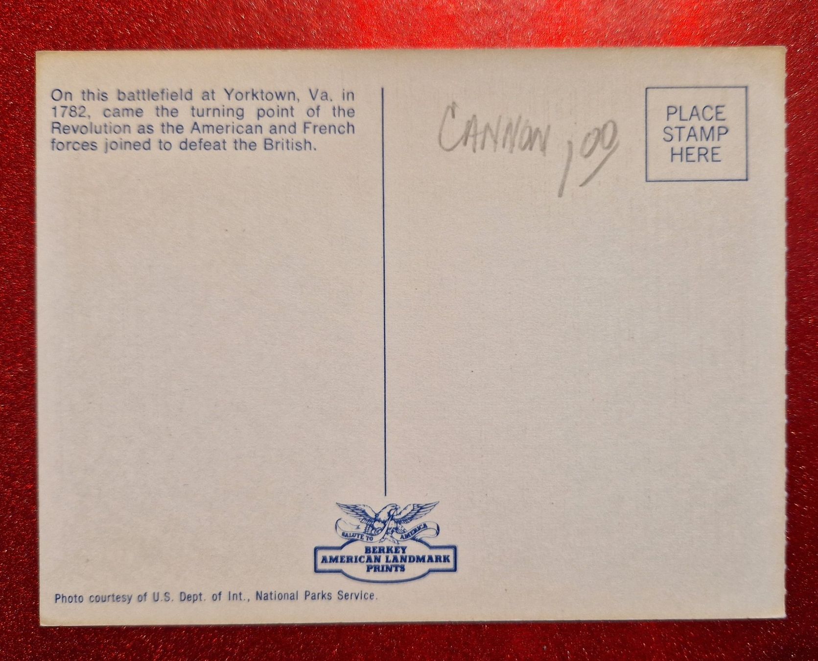 Cartoline postali: Yorktown, Va.battlefield -Kanone USA – Nuovo (secondo la descrizione) da Melchnau venduto da Arthurius 1