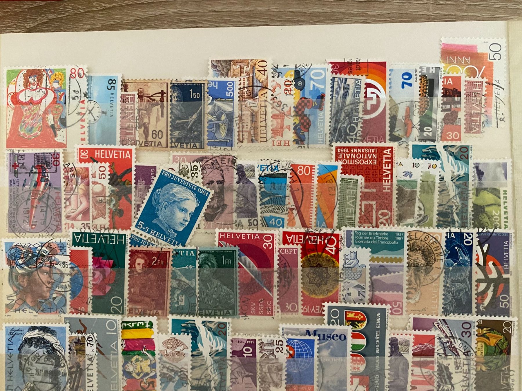 Alle Briefmarken: Schweizer Briefmarken, 120 stuck – Gebraucht aus matten b. interlaken von jfran17 1