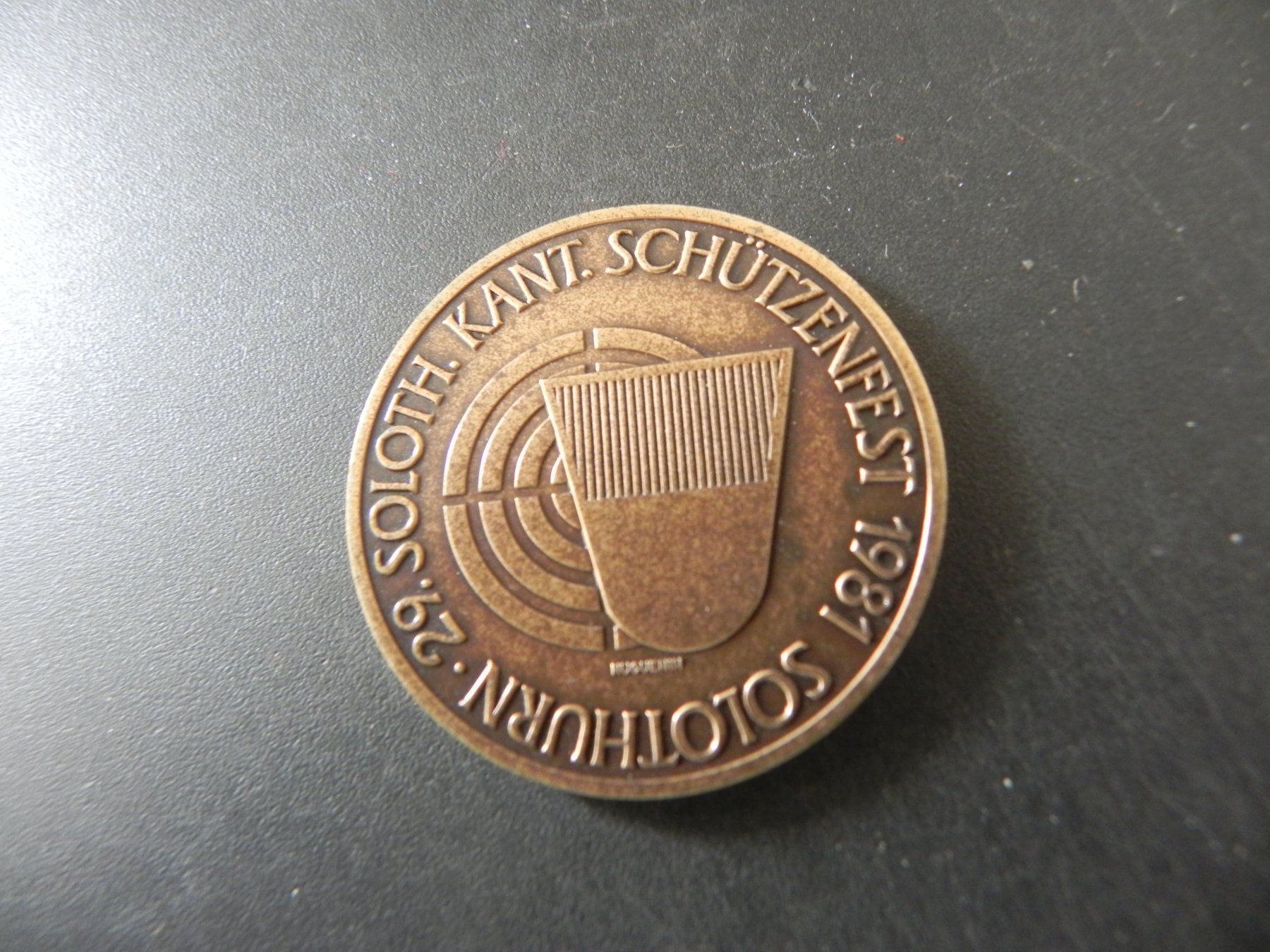 Medaillen: Medaille 500 Jahre Solothurn in Eidgenossenschaft 1981 – Gebraucht aus Biel/Bienne von Gogolozi