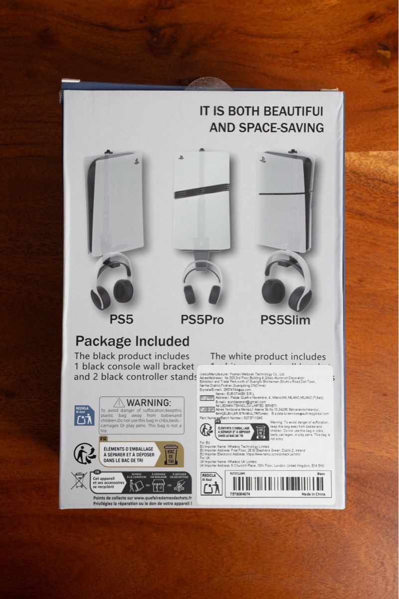 Wandhalterungen: PS5 Wandhalterung Set für PS5 / Slim / Pro + 2 Controllerhal – Neu und originalverpackt aus Gossau SG von Alex_Tech 1
