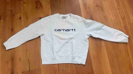 Carhartt Pullover Grau mit blauer Schrift