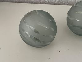Glas kugeln mundgeblasen deko