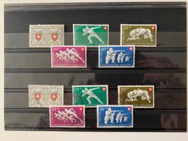 Pro Patria 1950 postfrisch und gestempelt einwandfrei