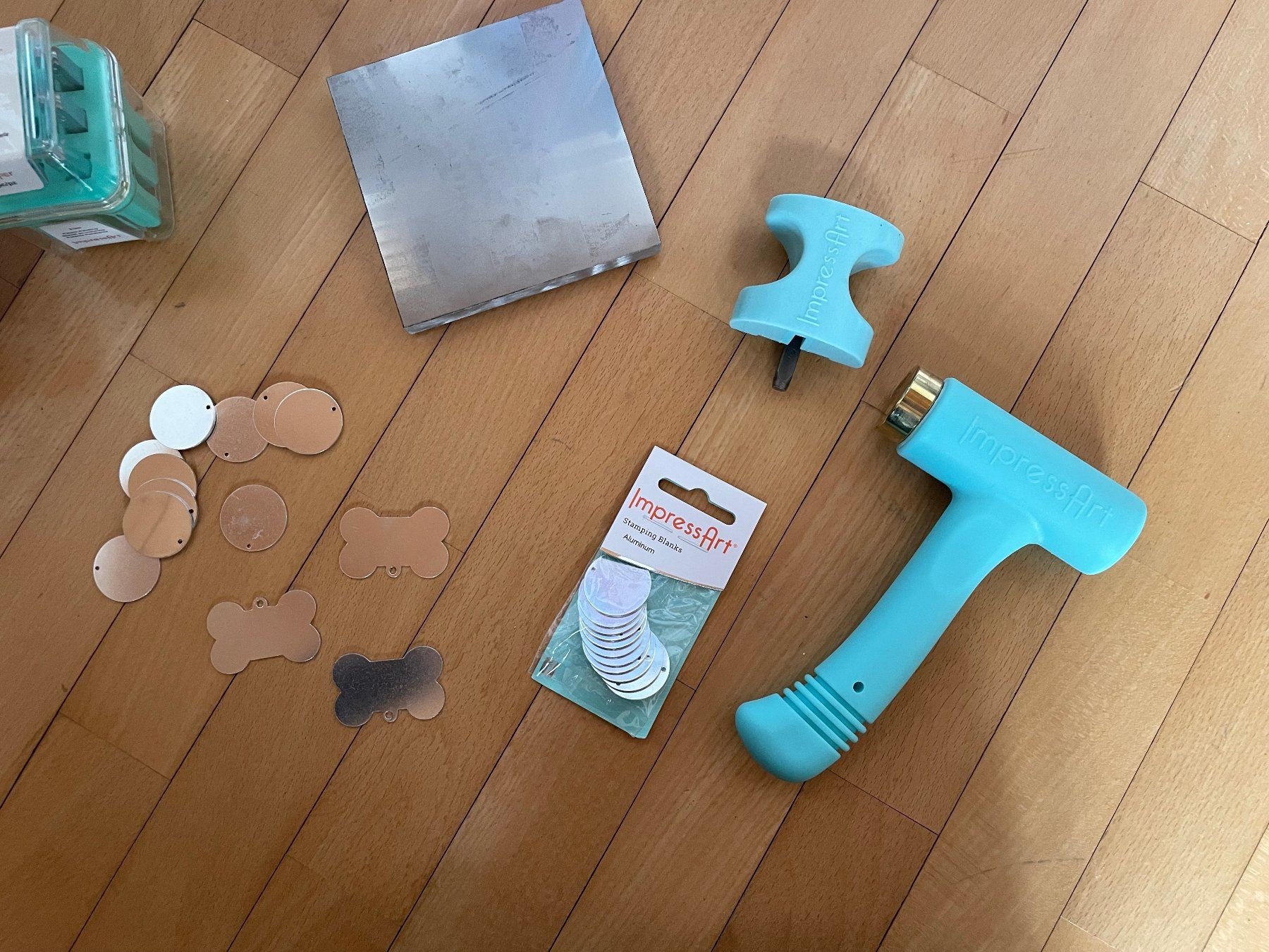 Timbri: ImpressArt Starter Set, Stempel, Hammer, komplett – Usato da Roggwil BE venduto da evaceline 1