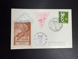 Gedächtnisflug Freudenstadt mit Postabwurf 1958