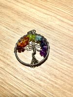 Chakra Baum des Lebens Anhänger, Heilstein Schmuck!