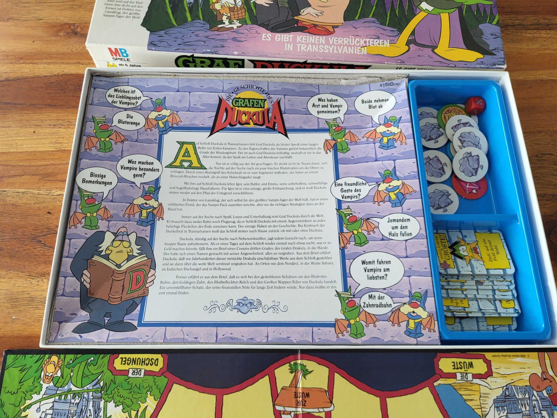 Giochi: Brettspiel Graf Duckula MB Spiele 1990 – Usato da Niederhelfenschwil venduto da Bruce019 3