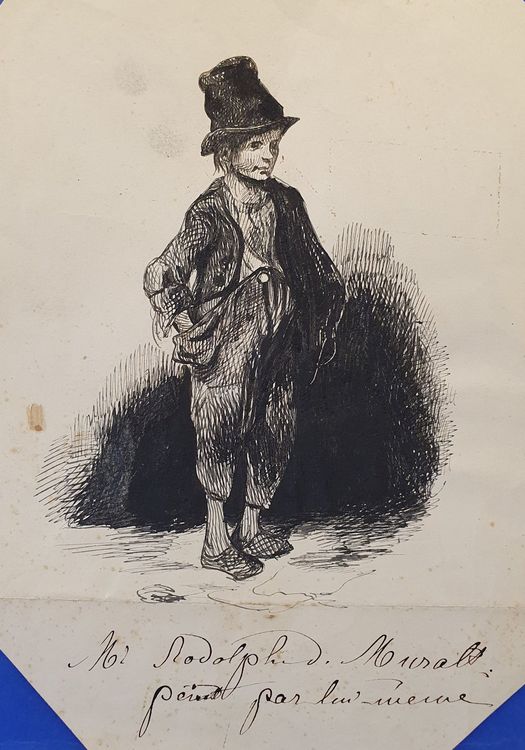 Rodolphe d. MURALT Frankreich oder Belgien, antike Zeichn. Kaufen