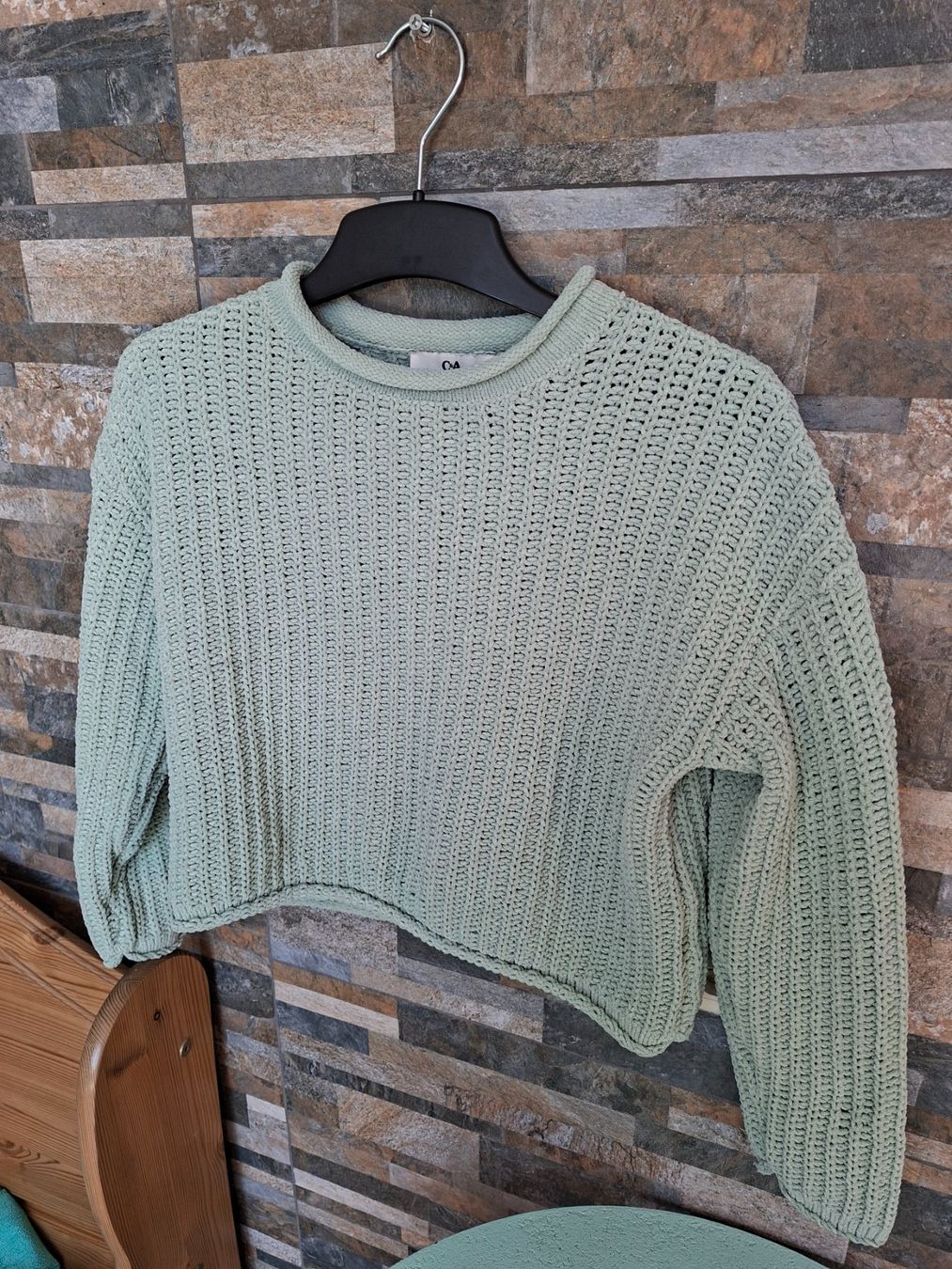 C&A Maglioni & Felpe: Pullover C&A mintgrün Grösse 140cm – Usato da Ehrendingen venduto da CHMEX