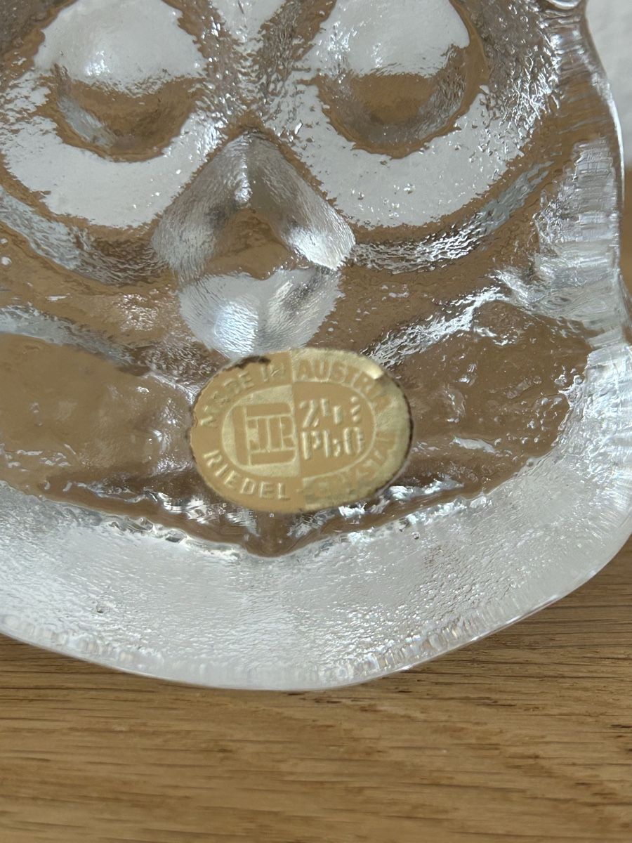 Statuette: Riedel Kristall Eule Glasfigur Briefbeschwerer – Usato da Wettingen venduto da Mmccl 6