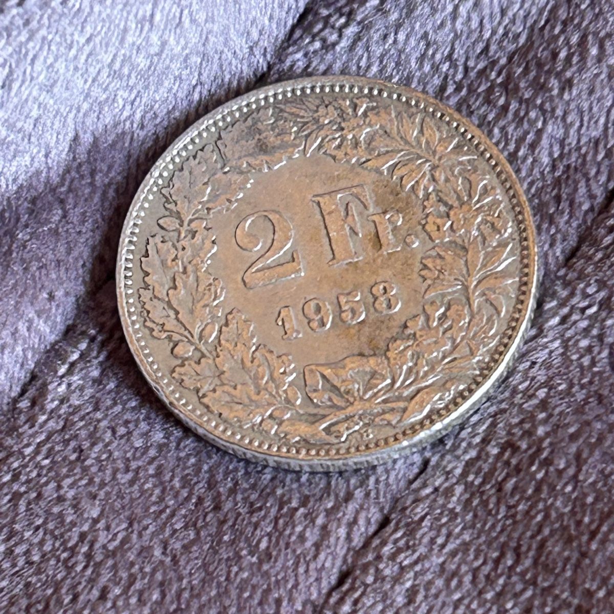 Tutti le monete: Schweizer 2 Fr. Stück 1958 (silber) – Usato da Laufen venduto da Bellavitaboom 4