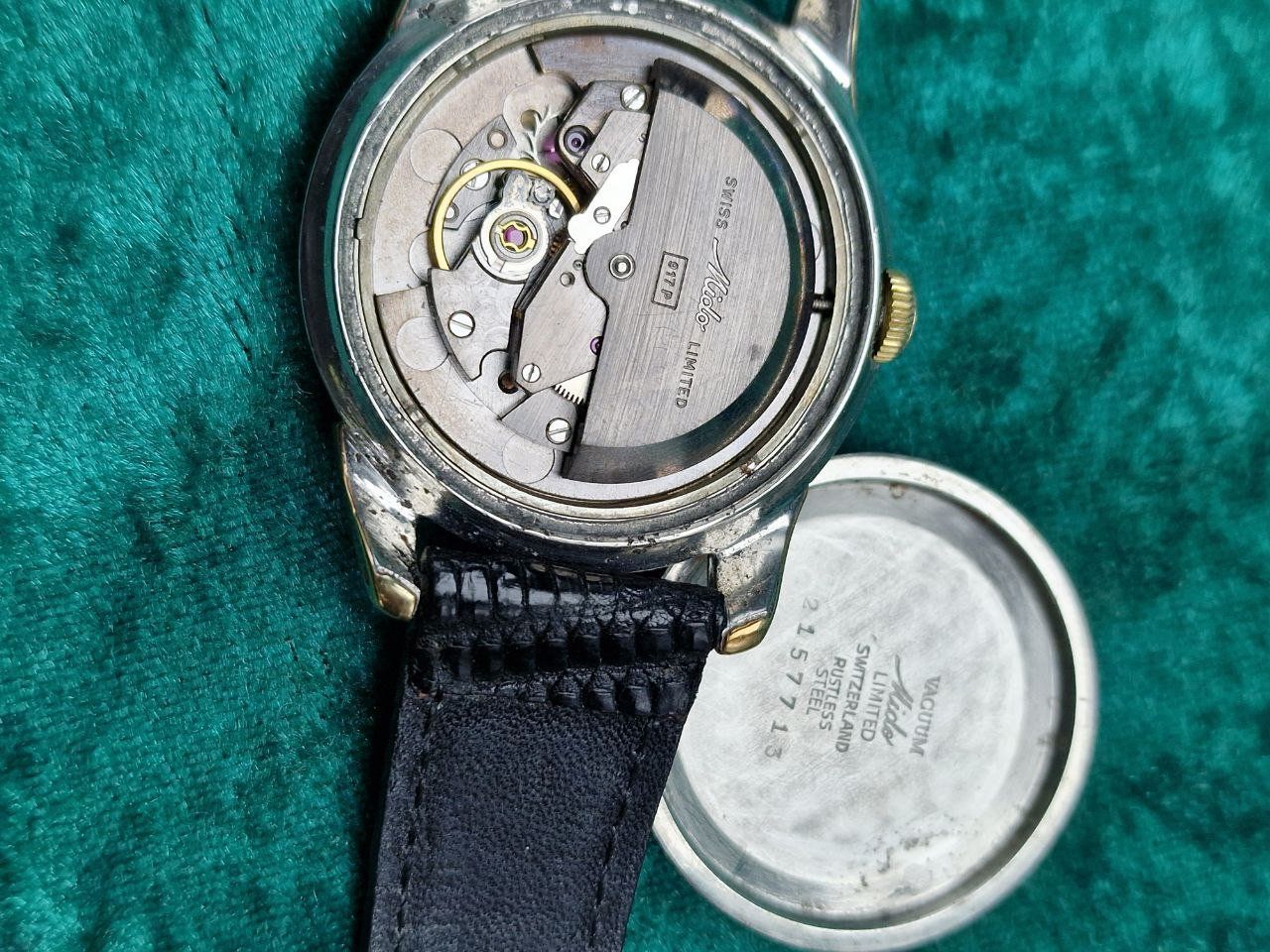 Mido Orologi: MIDO MULTIFORT powerwind SUPERAUTOMATIC Goldhaube, ca. 1950e – Usato da Bassersdorf venduto da antik_leo 5