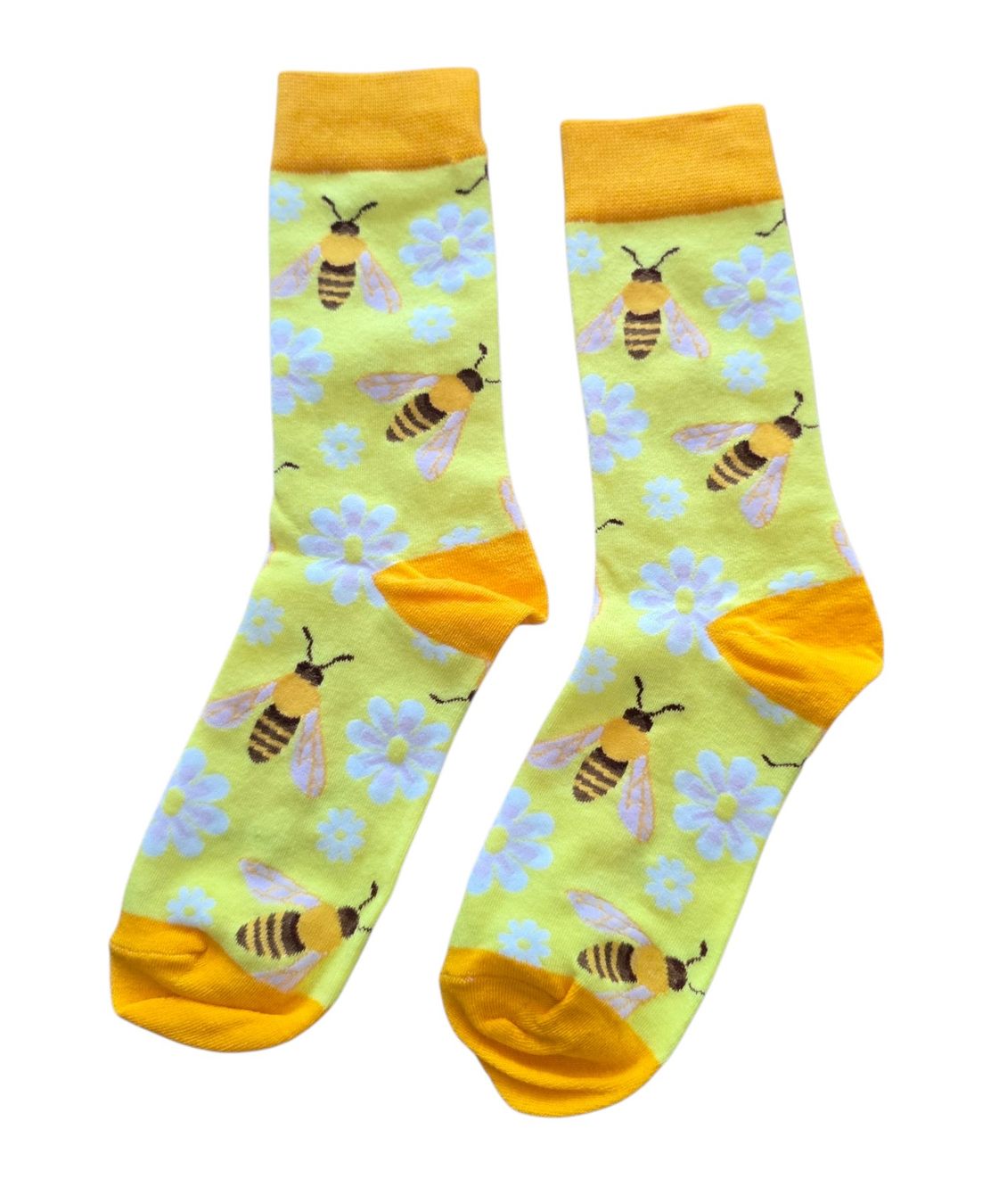 Calze: Socken Bienen / Bees / Blumen / Flowers – Nuovo e nell'imballaggio originale da Zürich venduto da amysmith 1