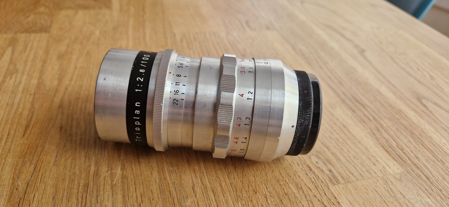 Obiettivi: Meyer Optik Trioplan 1:2.8/100 V Objektiv – Usato da Zürich venduto da Lina049