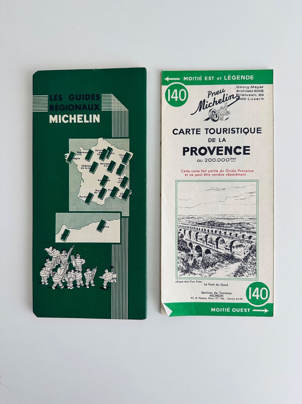 Bücher: Provence 1956: Guide Vert Michelin – Gebraucht aus Zürich von arn___ 4