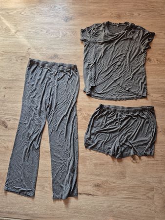 Still Pyjama Set, Grau, Damen, Grösse L, Top Zustand
