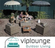 Luxury Lounge 3er natural mit Sessel