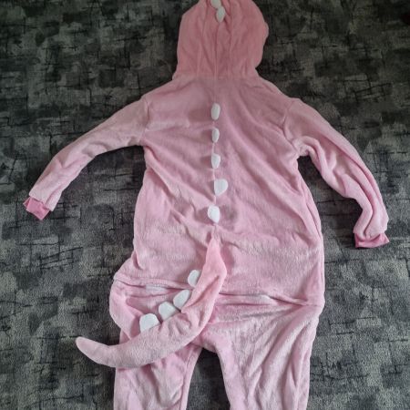 Dino rosa kostüm fasnacht gr S/M(140-150cm)neu