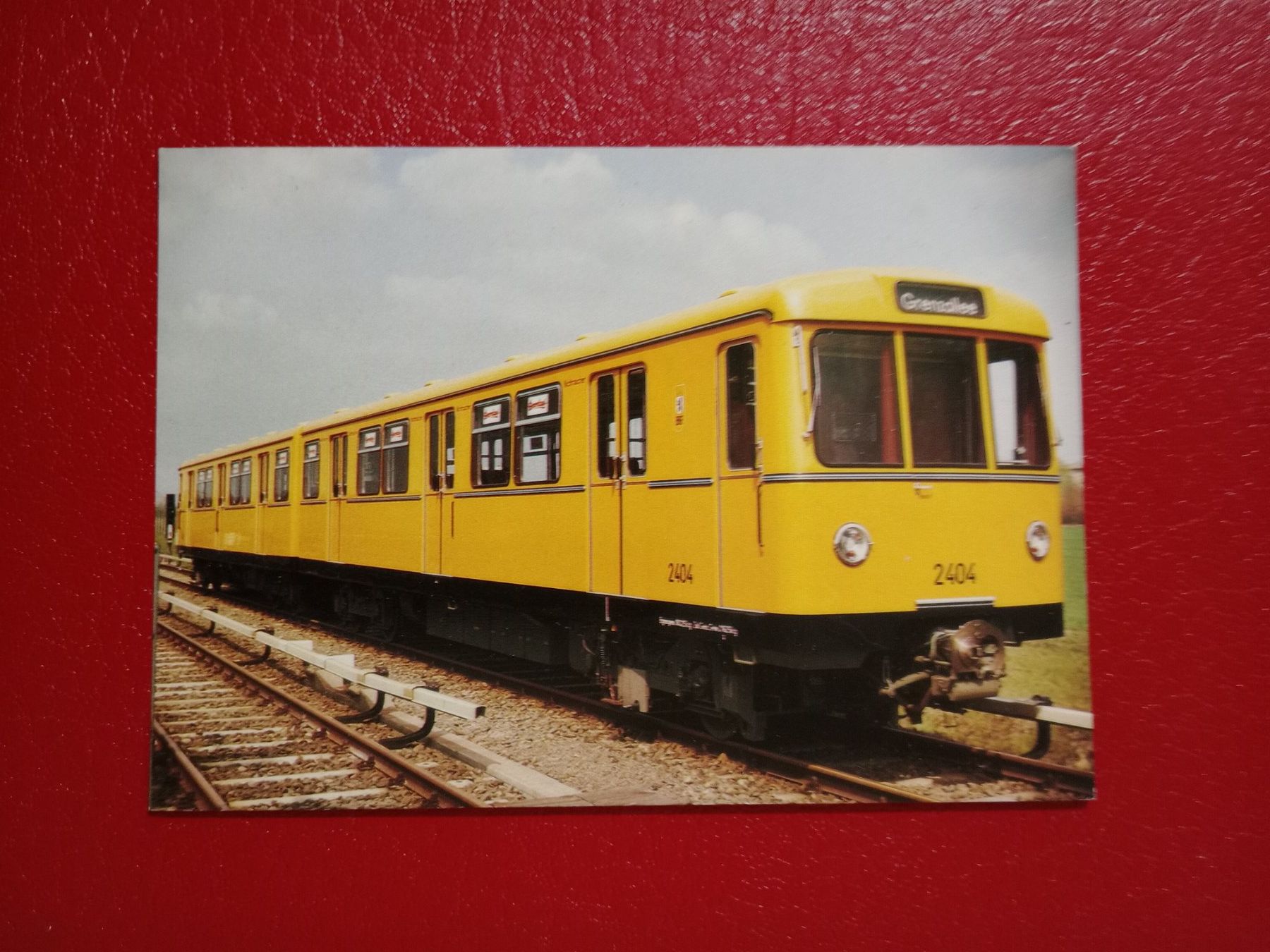 Cartoline postali: AK Bahn Berlin U-Bahn Triebwagen DLS – Usato da Küttigen venduto da Melisch1000