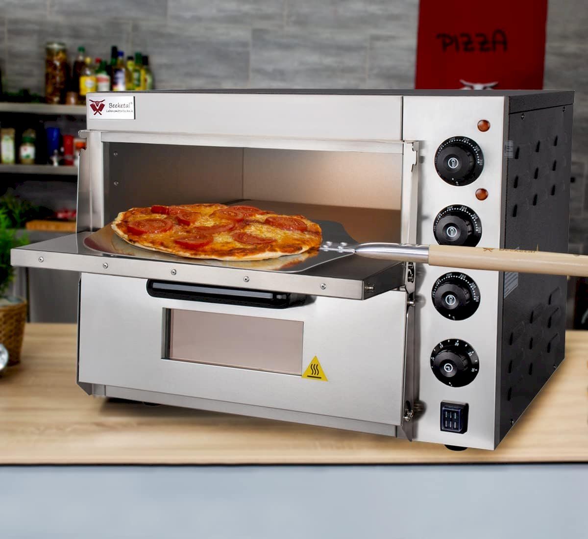 Four à pizza: Beeketal Doppel Kammer Pizzaofen – Neuf avec emballage d'origine à Bottighofen par zaap 2