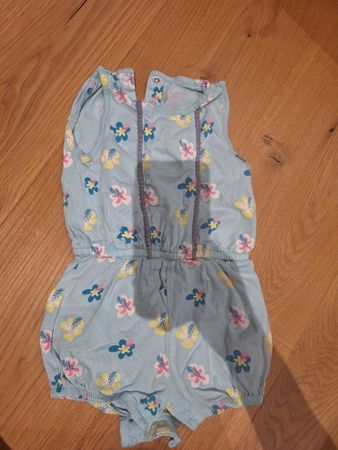 Strampler Kurzarm Blumenmuster 
