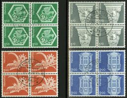 1974_Architektur; SBK 538-541; gestempelt "8304 Wallisellen"