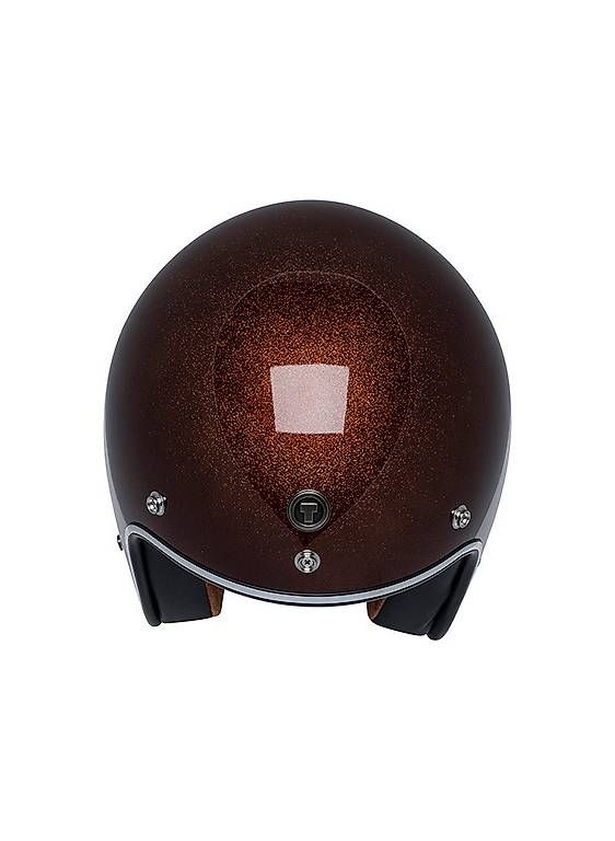 Casques & visières: TORC T-50 Jethelm Mega Flake Rootbeer NEU – D'occasion à Altnau par stormridermc 3