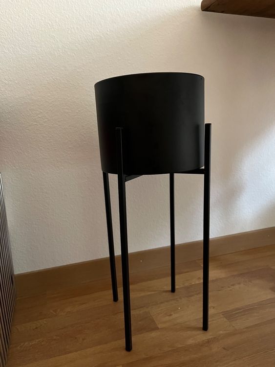 6 Stück Pflanzen-Topfaufzüge Aus Kunststoff – 30 Cm Rund, Schwarz, Für Terrasse & Balkon