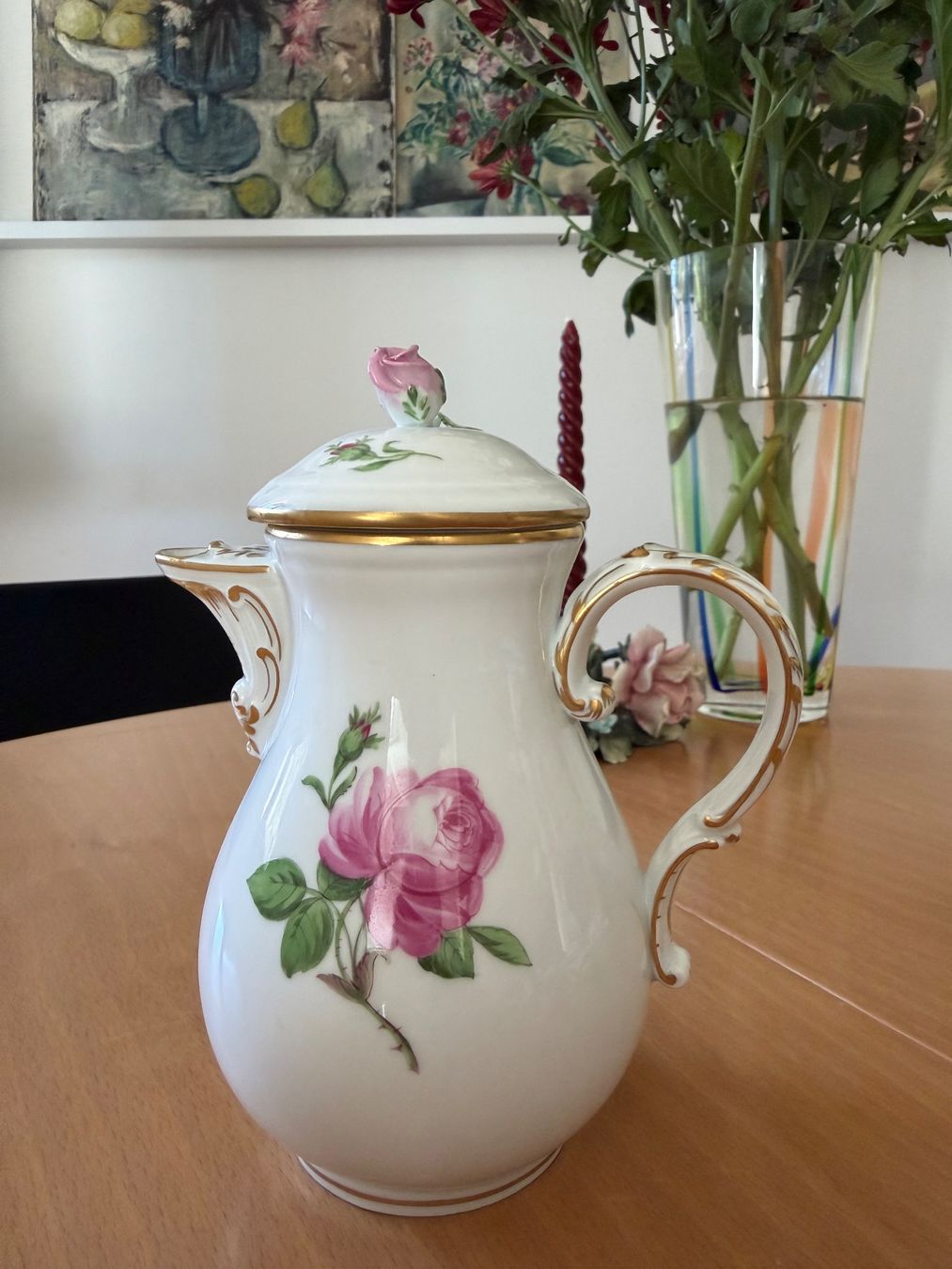 Théières: Meissen Tee oder Kaffee Kanne Rose 4 dl – D'occasion à Nussbaumen AG par normajeanbaker