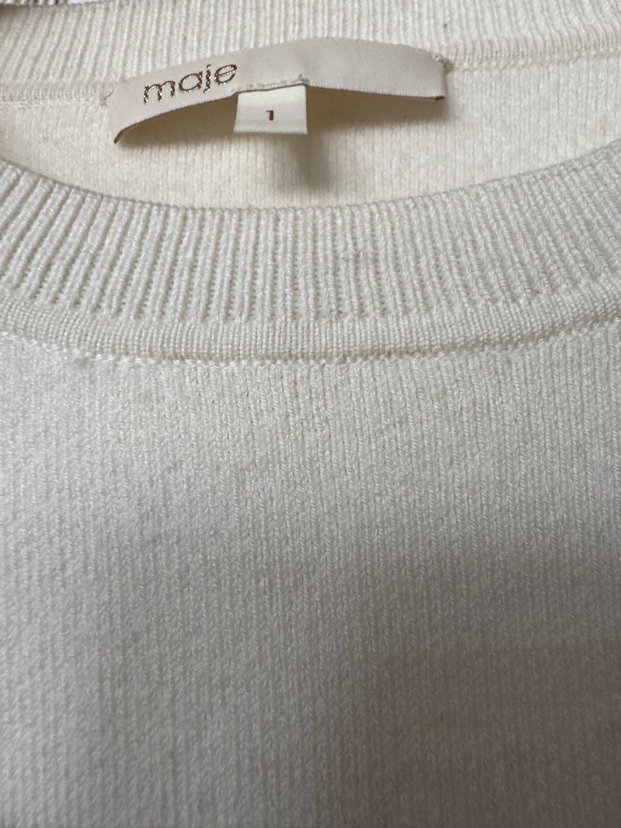 Maje Pullover & Sweatshirts: Maje Wollpullover mit Strass-Herz, Gr. 1 – Neu (gemäss Beschreibung) aus Basel von mot_2r9g 3