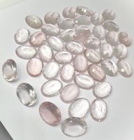 Lot 60.00 ct - 8x Quartz roses 16x12 mm - Valeur 507.- Fr