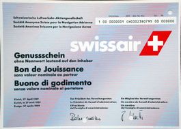 Swissair Schweiz. Luftverkehr-AG, Zürich - 1989
