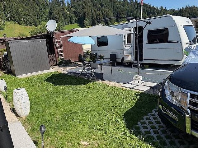 Mobilhome: Dauercampingplatz mit Wohnrecht – Gebraucht aus Mumpf von Robynie